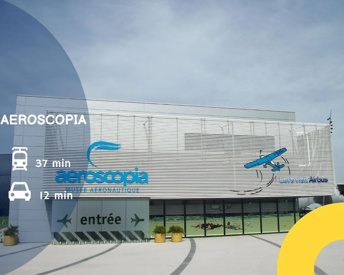 Apartment Appartement Ancely Tout Neuf Deco Aero - Parking Gratuit - Proche Blagnac Toulouse