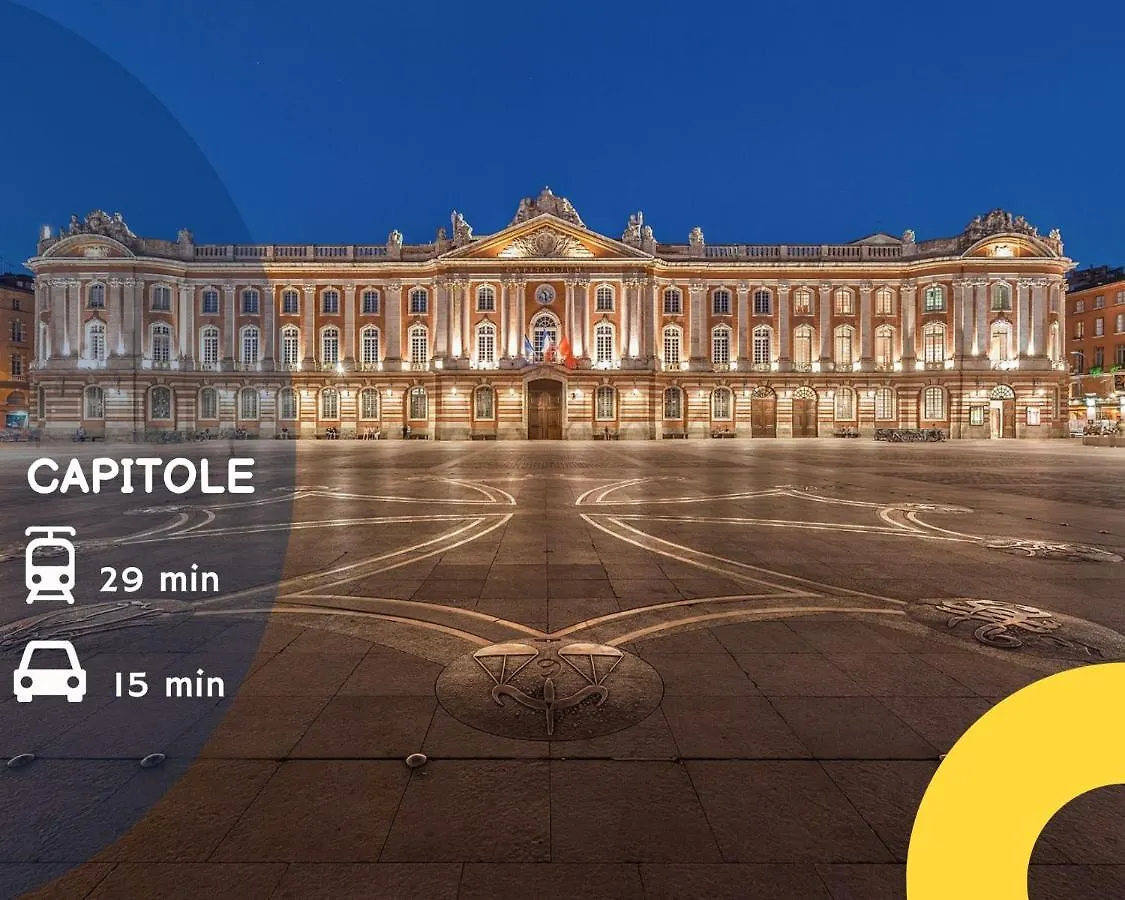Appartement Ancely Tout Neuf Deco Aero - Parking Gratuit - Proche Blagnac Toulouse